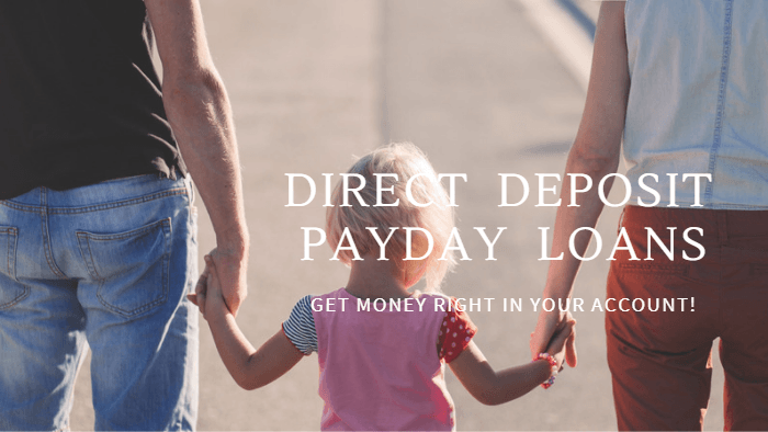 Direct Deposit Payday Loans